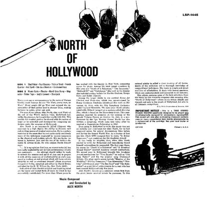 Alex North And His Orchestra* : North Of Hollywood (LP, Album)
