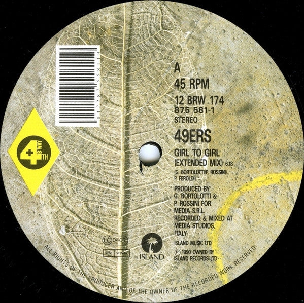 49ers : Girl To Girl (12")