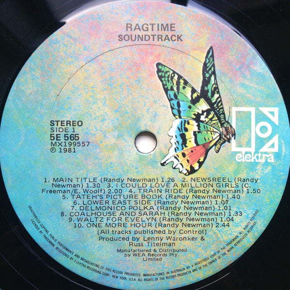 Randy Newman : Ragtime (LP, Album)