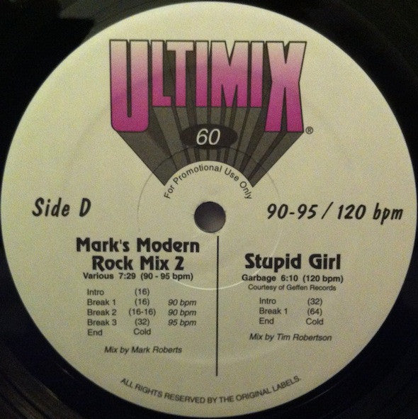 Various : Ultimix 60 (3x12", Comp, Promo)