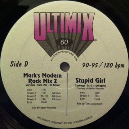 Various : Ultimix 60 (3x12", Comp, Promo)