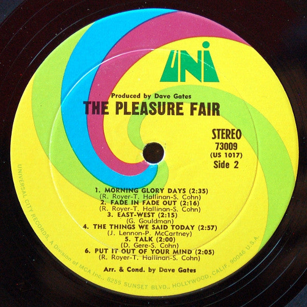 The Pleasure Fair : The Pleasure Fair (LP, Album, Mon)