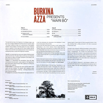 Burkina Azza : Wari bô (LP, Album)