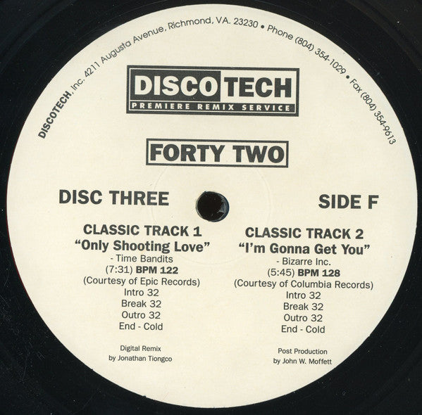Various : DiscoTech FortyTwo (3x12", Comp, Promo)