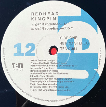 Redhead Kingpin And The FBI : Get It Together (12", Single)