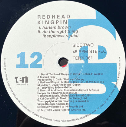 Redhead Kingpin And The FBI : Get It Together (12", Single)