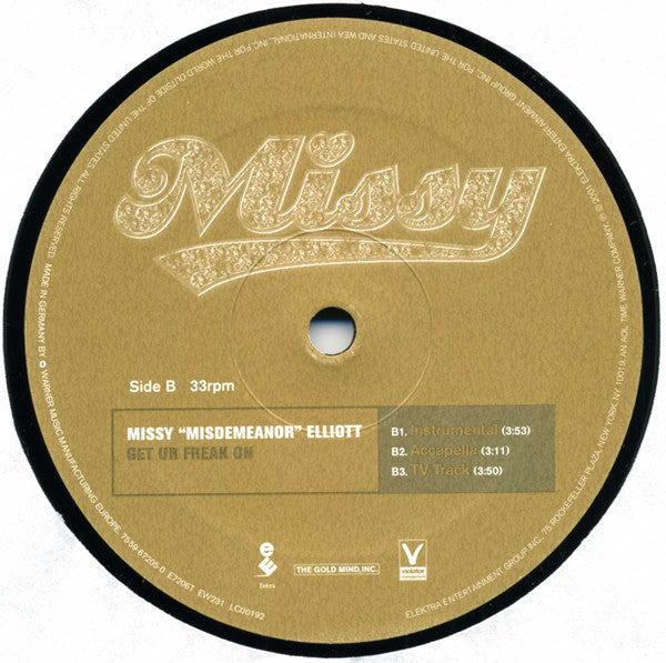 Missy Elliott : Get Ur Freak On (12")