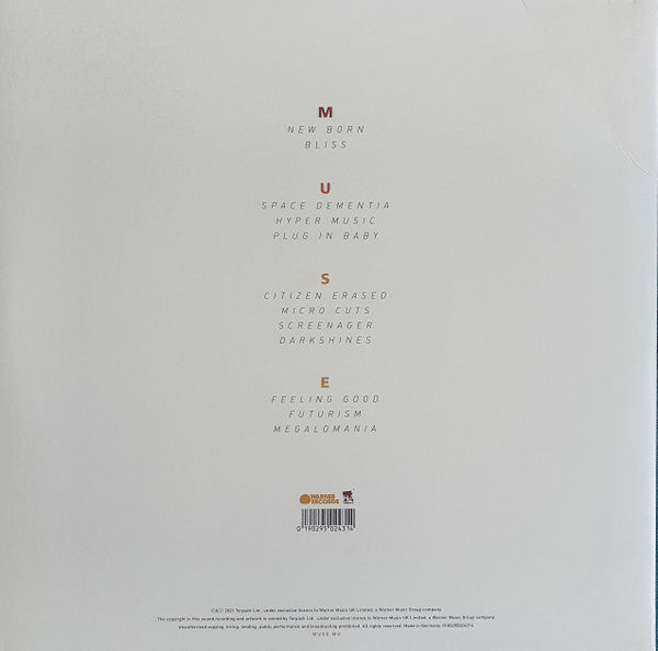 Muse : Origin Of Symmetry (XX Anniversary RemiXX) (2xLP, Album, RE, RM)
