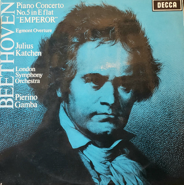 Ludwig van Beethoven, Julius Katchen, London Symphony Orchestra, Pierino Gamba : Piano Concerto No.5 In E Flat "Emperor" / Egmont Overture (LP)