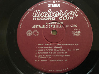 Rosalind Keene : Australia's Sweetheart Of Song (LP, Comp)