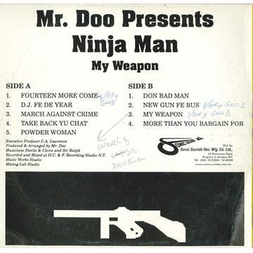Ninjaman : My Weapon (LP, Album)