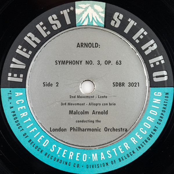 Malcolm Arnold Conducts The London Philharmonic Orchestra* : Four Scottish Dances (Op. 59) And Symphony No. 3 (Op. 63) (LP, Album, Sil)