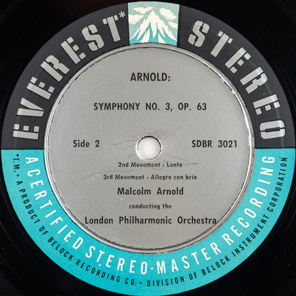Malcolm Arnold Conducts The London Philharmonic Orchestra* : Four Scottish Dances (Op. 59) And Symphony No. 3 (Op. 63) (LP, Album, Sil)