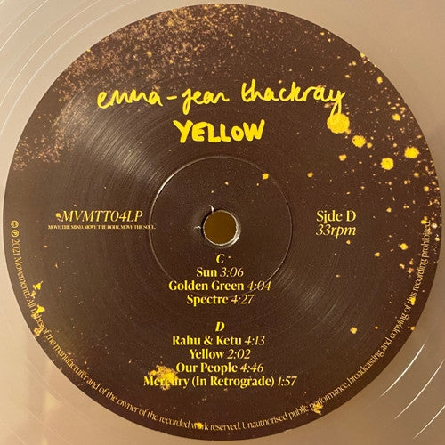 Emma-Jean Thackray : Yellow (2xLP, Album, Ltd, Cle)