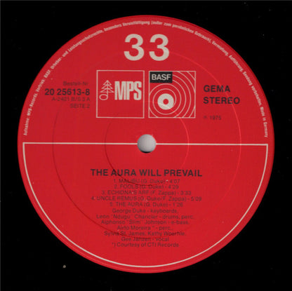 George Duke : The Aura Will Prevail (LP, Album)