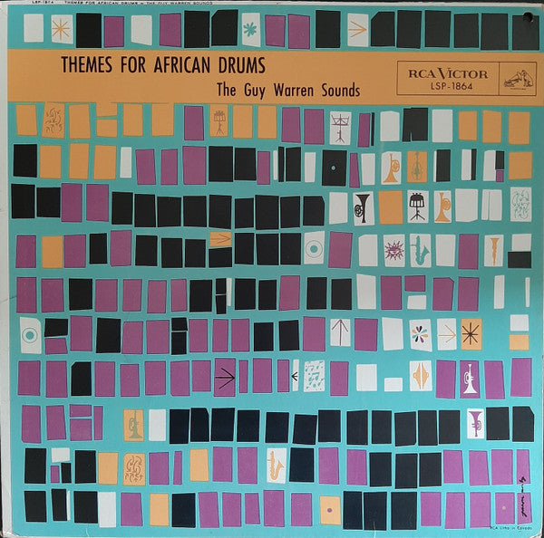 The Guy Warren Sounds : Themes For African Drums (LP, Album)