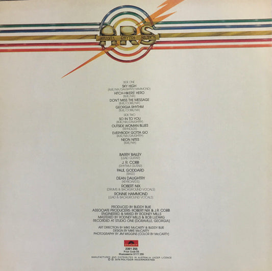 Atlanta Rhythm Section : A Rock And Roll Alternative (LP, Album)