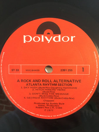 Atlanta Rhythm Section : A Rock And Roll Alternative (LP, Album)