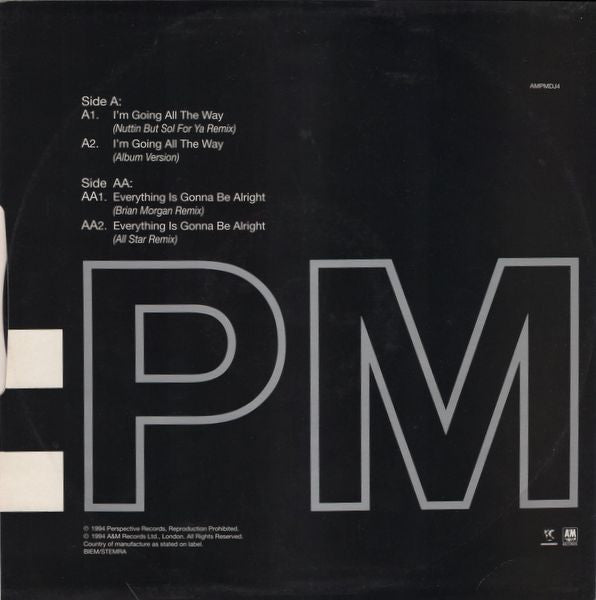 Sounds Of Blackness : I'm Going All The Way / Everything Is Gonna Be Alright (12", Promo)