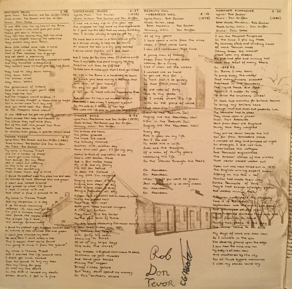 Rob Zacher & Don Griffen : The Burra Boys (LP)