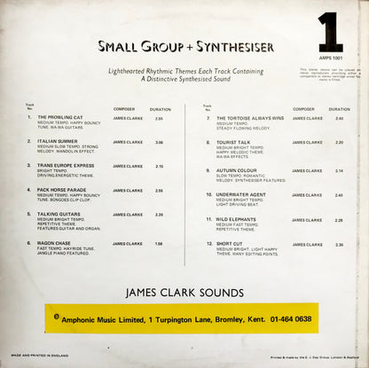 James Clarke : Small Group + Synthesiser (LP, Album)