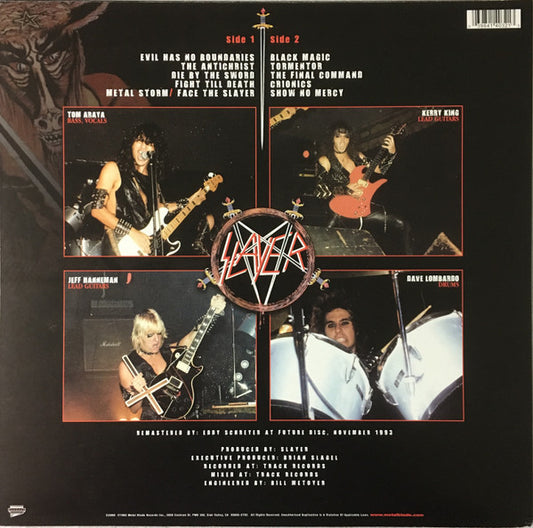 Slayer : Show No Mercy (LP, Album, RE, RM, Red)