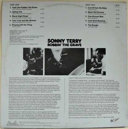 Sonny Terry : Robbin' The Grave (LP)