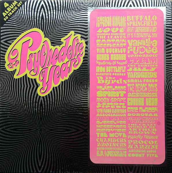 Various : The Psychedelic Years (4xLP, Comp)
