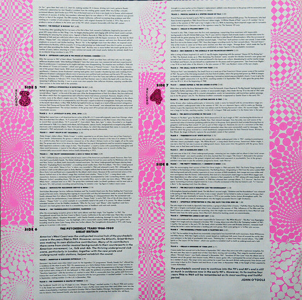 Various : The Psychedelic Years (4xLP, Comp)