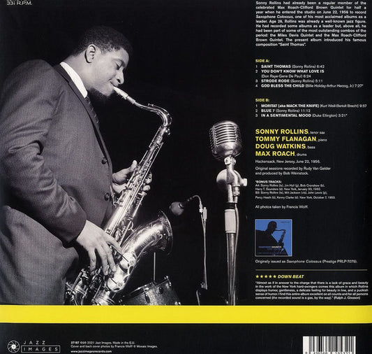 Sonny Rollins : Saxophone Colossus (LP, Album, Dlx, Ltd, RE, 180)