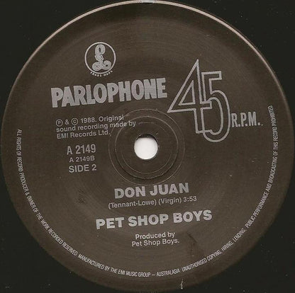 Pet Shop Boys : Domino Dancing (7", Single)