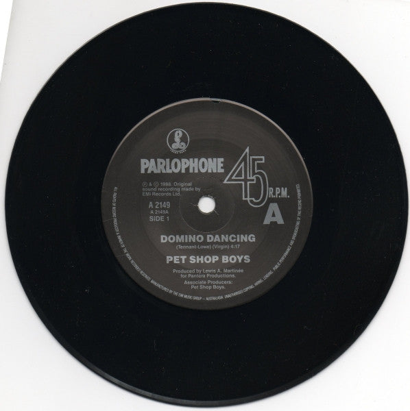 Pet Shop Boys : Domino Dancing (7", Single)