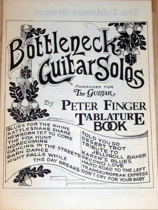 Peter Finger : Bottleneck Guitar Solos (LP, Album)
