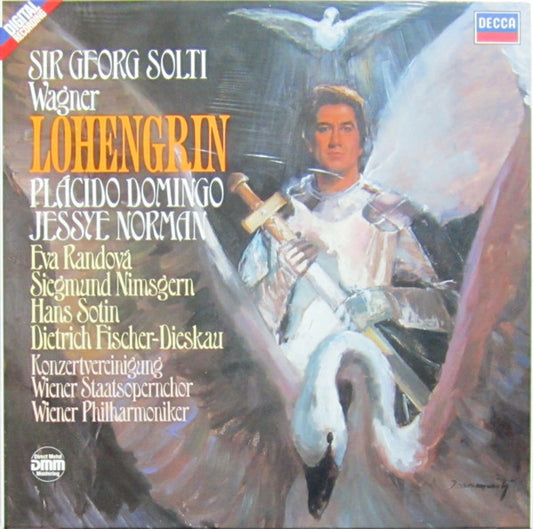 Richard Wagner - Georg Solti, Placido Domingo, Jessye Norman : Lohengrin (4xLP + Box)