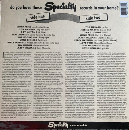 Various : Rip It Up: The Best Of Specialty Records (LP, Comp, Yel)
