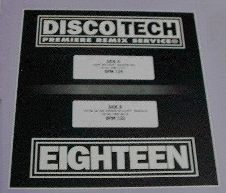 Various : DiscoTech Eighteen (3x12", Comp, Promo)