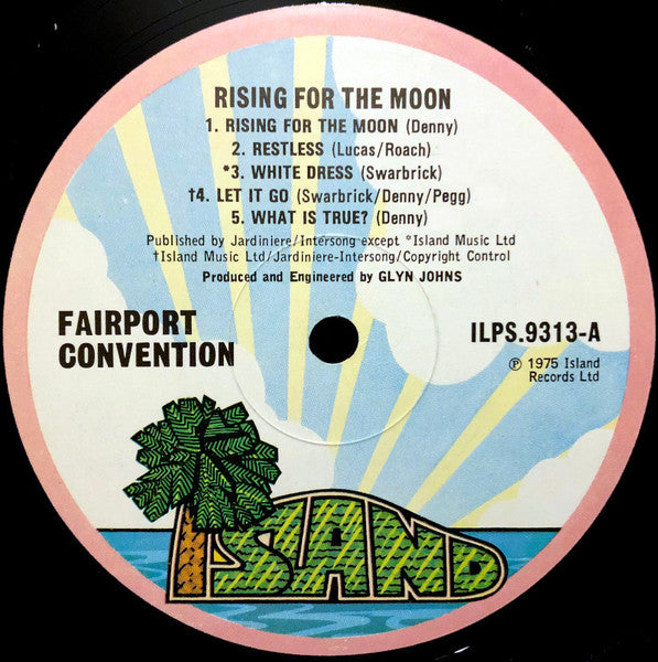 Fairport Convention : Rising For The Moon (LP, Album, Pin)