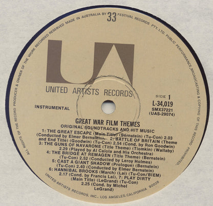 Various : Great War Film Themes (LP)