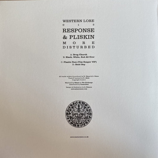 Response & Pliskin : More Disturbed EP (2x12", EP)