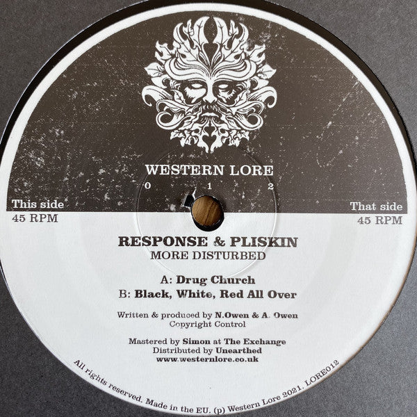 Response & Pliskin : More Disturbed EP (2x12", EP)