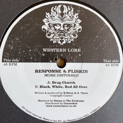 Response & Pliskin : More Disturbed EP (2x12", EP)
