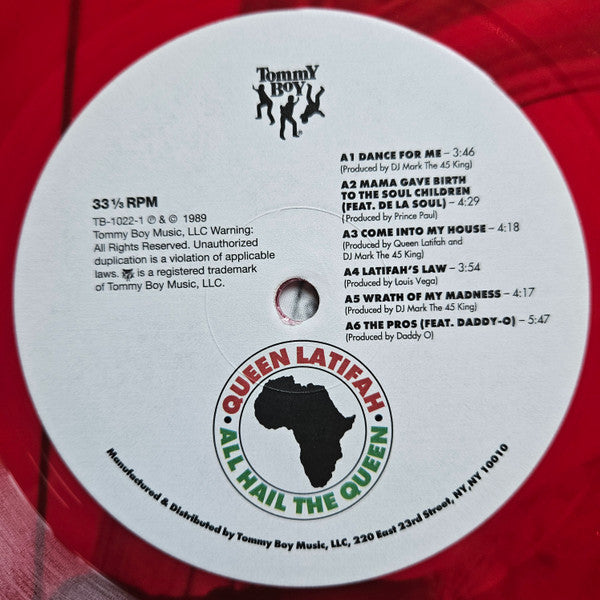 Queen Latifah : All Hail The Queen (LP, Album, Ltd, RE, Red)
