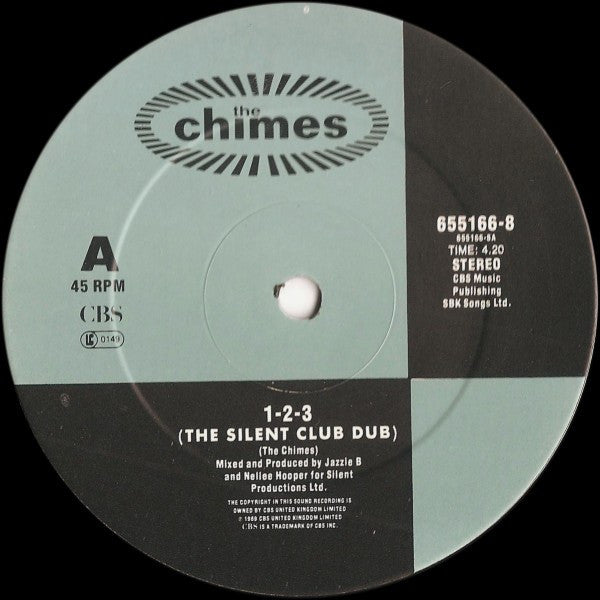 The Chimes : 1-2-3 (Remixes) (12")