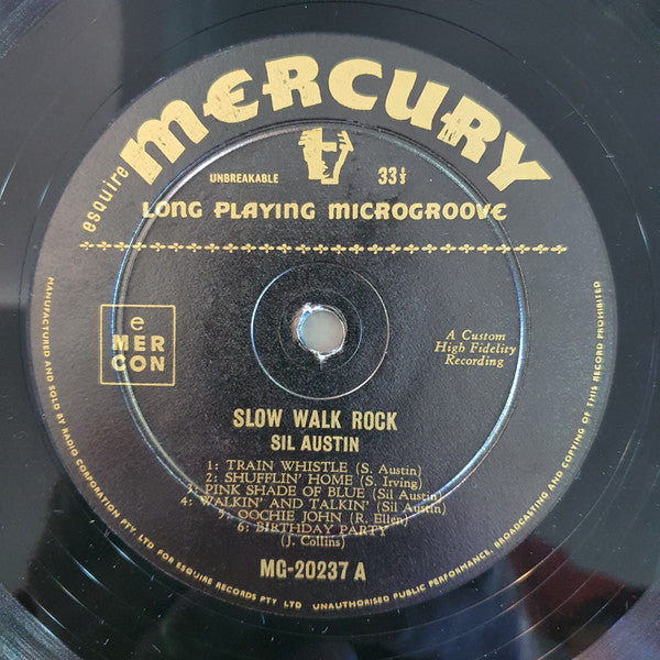 Sil Austin And His Orchestra : Slow Walk Rock (LP, Album, Mono)