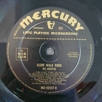 Sil Austin And His Orchestra : Slow Walk Rock (LP, Album, Mono)