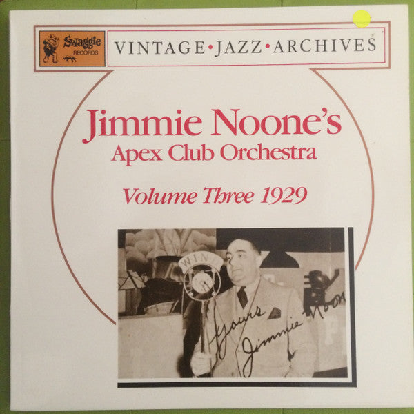 Jimmie Noone's Apex Club Orchestra : Volume Three 1929 (LP, Comp, Mono, RM)