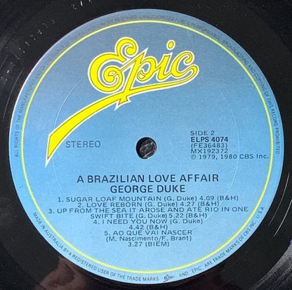 George Duke : A Brazilian Love Affair (LP, Album)