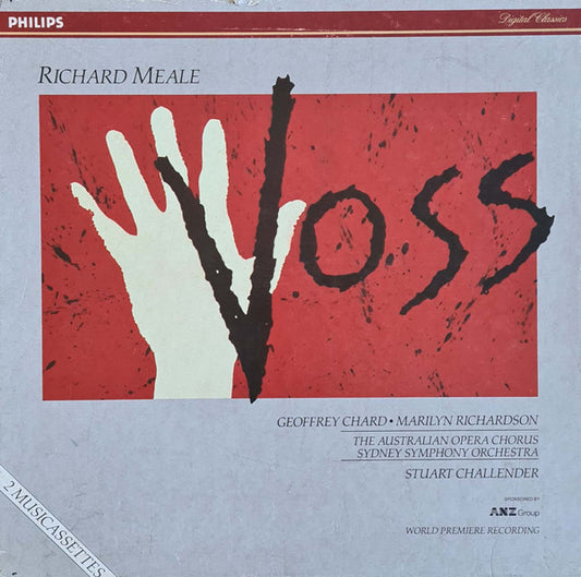 Richard Meale, Geoffrey Chard, Marilyn Richardson, The Opera Australia Chorus, Sydney Symphony Orchestra, Stuart Challender : Voss (2xCass, Album + Box)