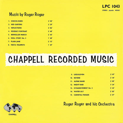 Roger Roger And His Orchestra : Music By Roger Roger (LP, Mono)