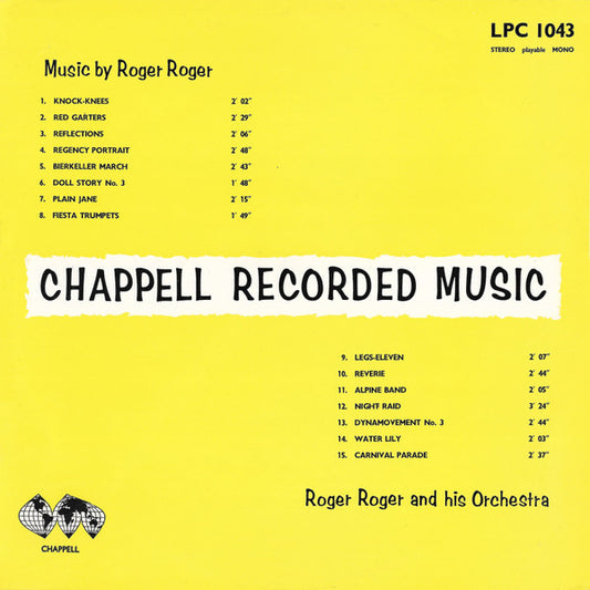 Roger Roger And His Orchestra : Music By Roger Roger (LP, Mono)